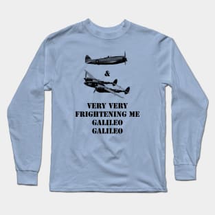 Thunder bolt and Lightning. Bohemian Rhapsody. WW2 fighter planes Long Sleeve T-Shirt